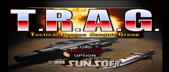 T.R.A.G. - Tactical Rescue Assault Group Title Screen